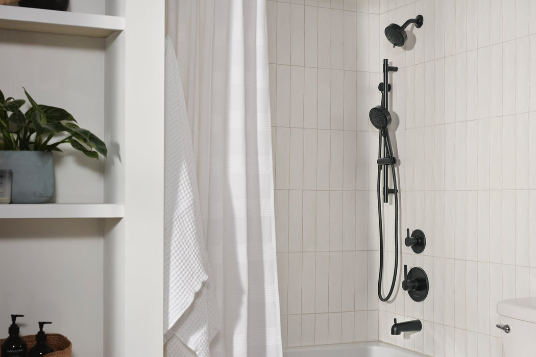 Peerless Precept PTT188792 Tub and Shower Trim Kit, matte black 3 - view 3