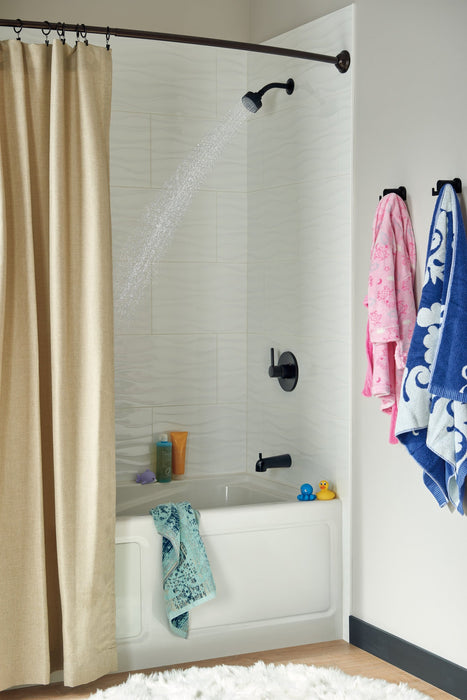 Peerless Precept PTT188792 Tub and Shower Trim Kit, matte black - view 2