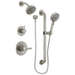 Peerless Precept PTT24247 ADA shower and hand shower, brushed nickel