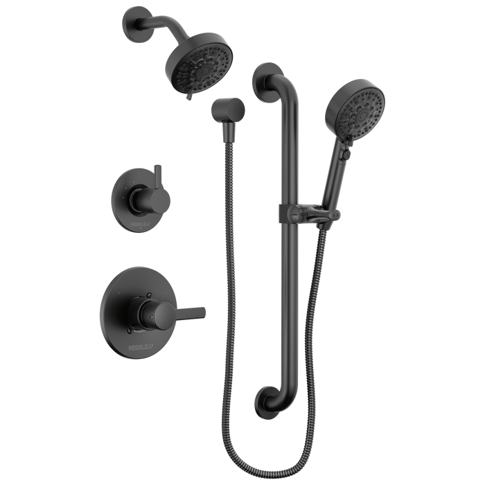 Peerless Precept PTT24247 ADA shower and hand shower, matte black
