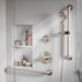 Peerless Precept PTT24447 ADA tub shower and hand shower, brushed nickel - view 2