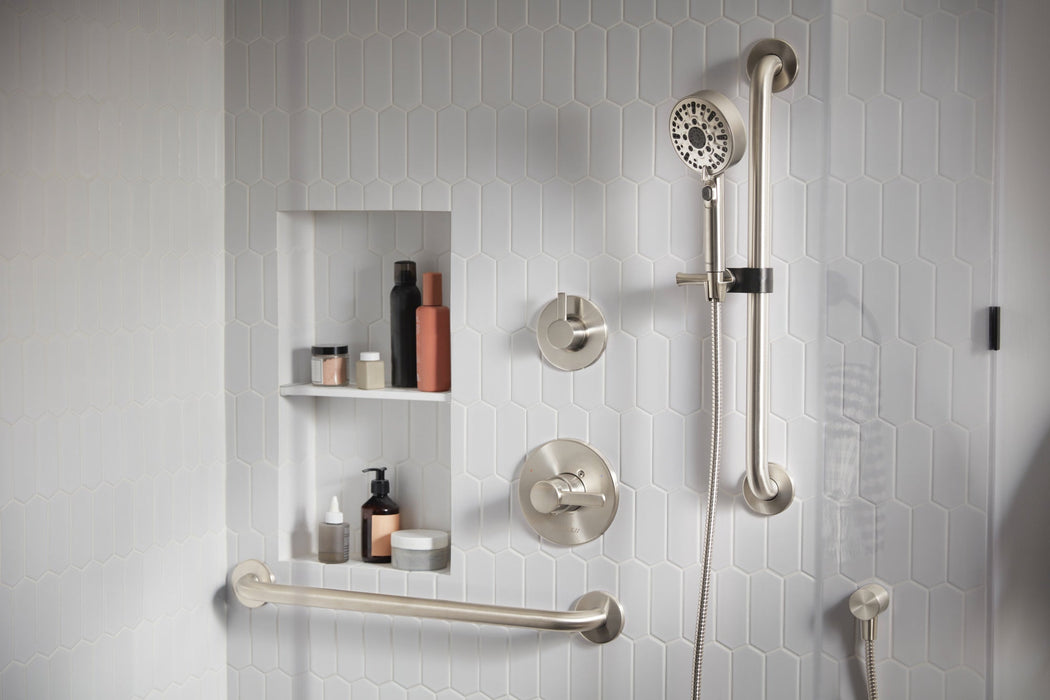 Peerless Precept PTT24447 ADA tub shower and hand shower, brushed nickel - view 3