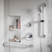 Peerless Precept PTT24447 ADA tub shower and hand shower, chrome - view 3