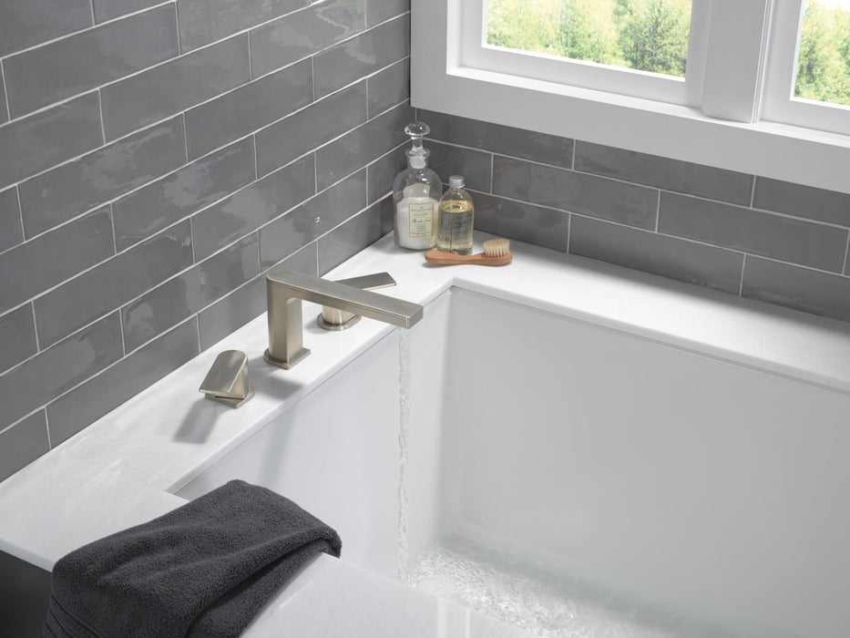 Peerless Xander PTT4319 Roman tub trim kit, brushed nickel - view 2