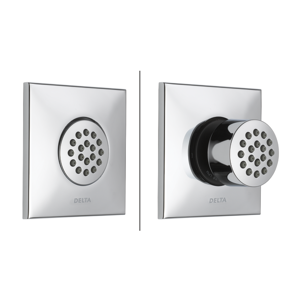 Delta SH5000 HydraChoice Body Spray - Spray Head, lumicoat chrome - view 2