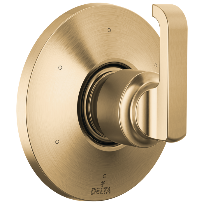 Delta Tetra T11989 6-Setting Diverter Trim, lumicoat champagne bronze