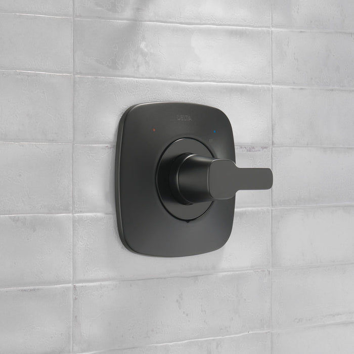 Delta Modern T140339 Monitor 14 Series Valve Only Trim, matte black - view 3