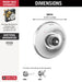 Delta Dorval T14056 Monitor 14 Series Valve Only Trim - Less Handle, chrome - view 4