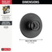 Delta Trinsic T14058 Monitor 14 Series Valve Only Trim, matte black - view 3