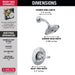 Delta Woodhurst T14232 Shower Trim, chrome - view 5