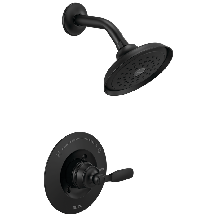Delta Woodhurst T14232 Shower Trim, matte black