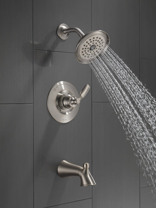 Delta Woodhurst T14432 Tub/Shower Trim, stainless - view 2