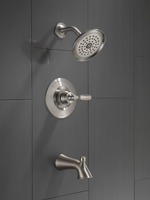 Delta Woodhurst T14432 Tub/Shower Trim, stainless - view 3