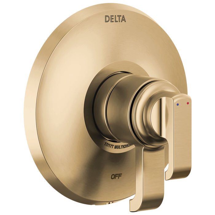 Delta Tetra T17089 17 Series Valve Only Trim, lumicoat champagne bronze