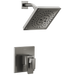 Delta Trillian T17243 17 Series H2Okinetic Shower Only Trim, lumicoat black stainless