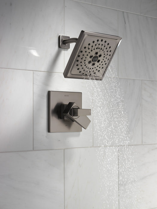 Delta Trillian T17243 17 Series H2Okinetic Shower Only Trim, lumicoat black stainless - view 3