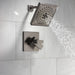 Delta Trillian T17243 17 Series H2Okinetic Shower Only Trim, lumicoat black stainless - view 4
