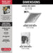 Delta Trillian T17243 17 Series H2Okinetic Shower Only Trim, lumicoat chrome - view 2