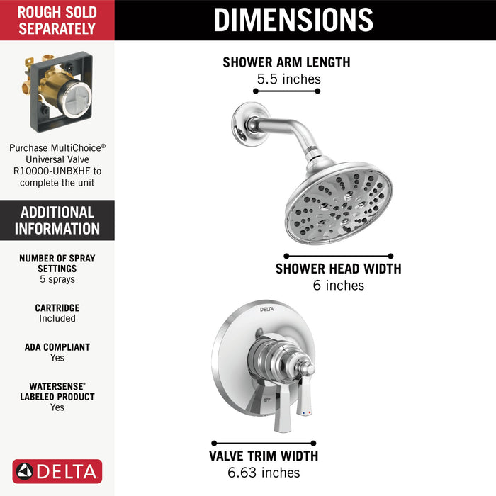 Delta Dorval T17256 Monitor 17 Series Shower Trim