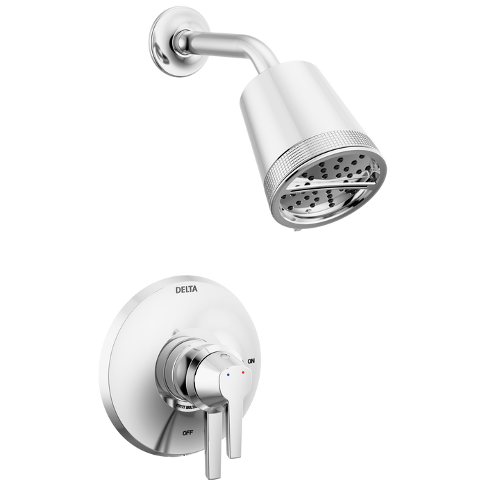 Delta Galeon T17271 17 Series Shower Trim with Cylinder SH, lumicoat chrome