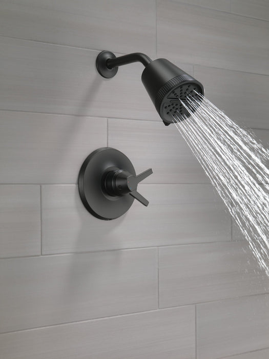 Delta Galeon T17271 17 Series Shower Trim with Cylinder SH, matte black - view 4