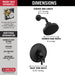 Delta Galeon T17272 17 Series Shower Trim with H2OKinetic, matte black - view 3