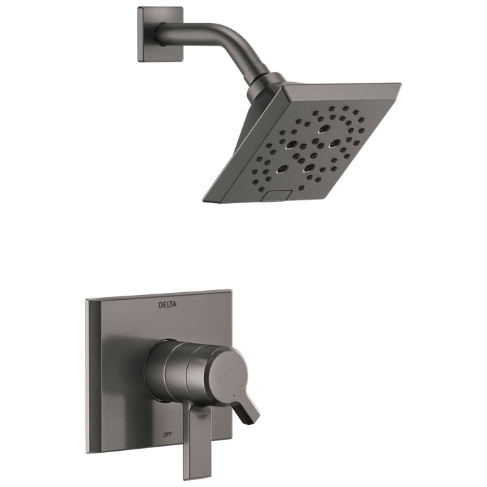 Delta Pivotal T17299 Monitor 17 Series H2OKINETIC Shower Trim, lumicoat black stainless