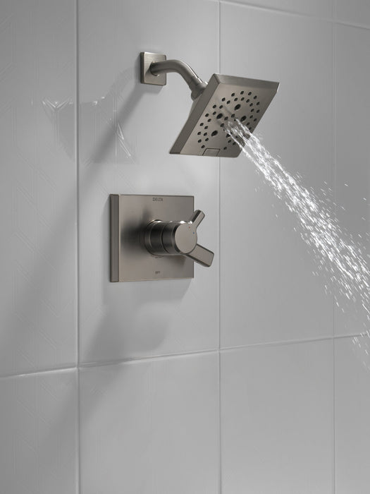 Delta Pivotal T17299 Monitor 17 Series H2OKINETIC Shower Trim, lumicoat black stainless - view 4