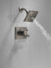 Delta Pivotal T17299 Monitor 17 Series H2OKINETIC Shower Trim, lumicoat black stainless - view 4