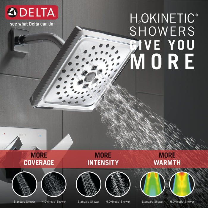 Delta Trillian T17443 17 Series H2Okinetic Tub Shower Trim, lumicoat chrome - view 3
