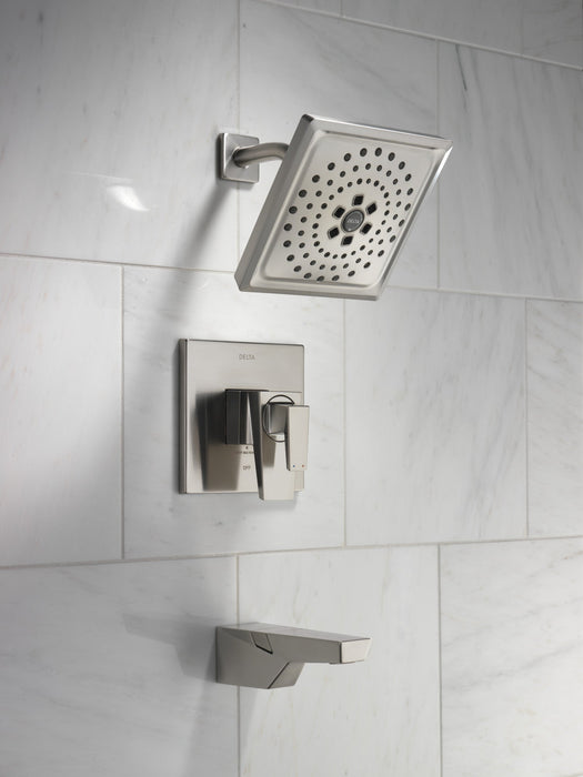 Delta Trillian T17443 17 Series H2Okinetic Tub Shower Trim, lumicoat stainless - view 3