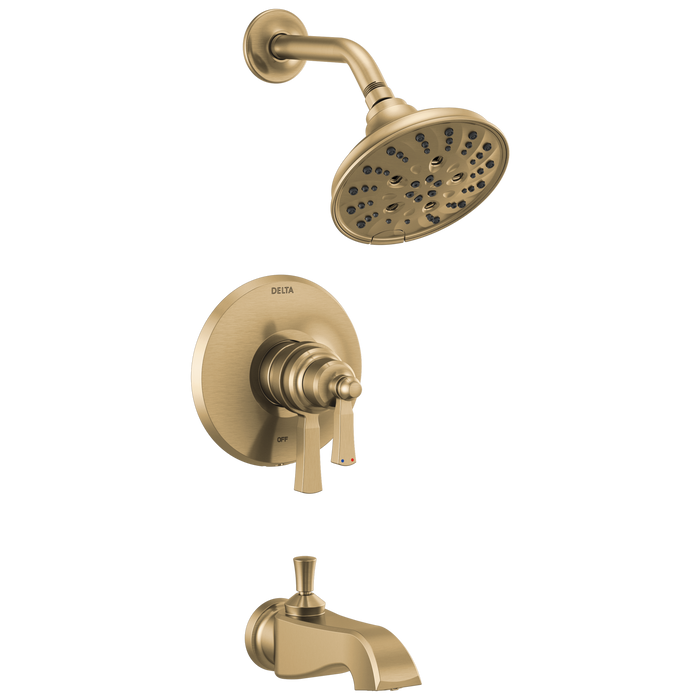 Delta Dorval T17456 Monitor 17 Series Tub & Shower Trim, champagne bronze