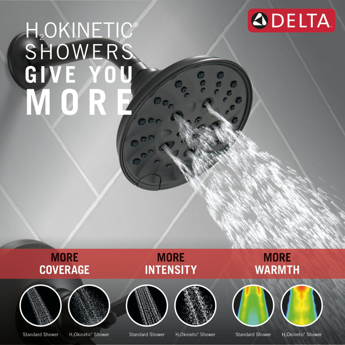 Delta Dorval T17456 Monitor 17 Series Tub & Shower Trim, matte black - view 2