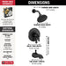 Delta Dorval T17456 Monitor 17 Series Tub & Shower Trim, matte black - view 3