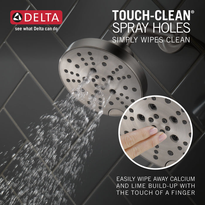 Delta Galeon T17472 17S Tub Shower Trim with H2OKinetic, lumicoat stainless - view 4
