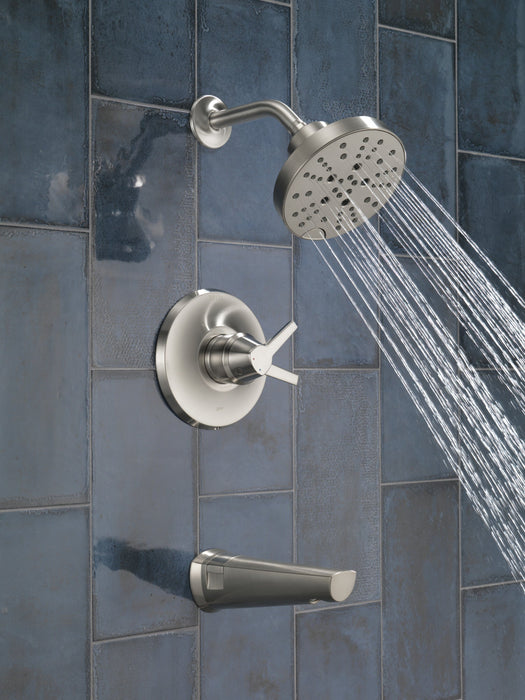Delta Galeon T17472 17S Tub Shower Trim with H2OKinetic, lumicoat stainless - view 5