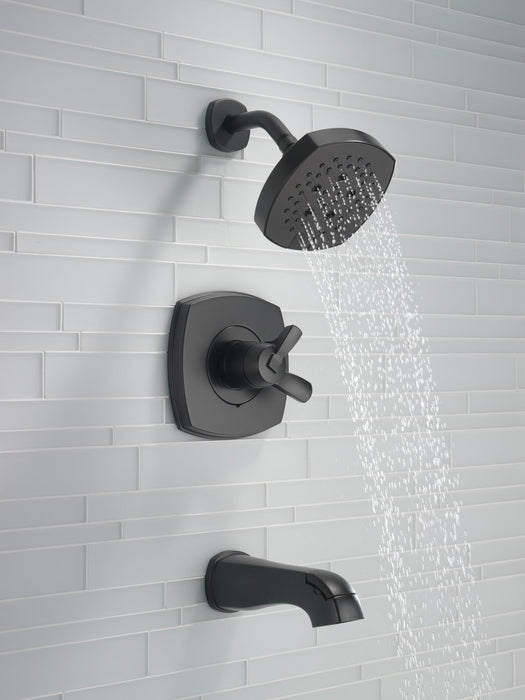 Delta Stryke T17476 17 Series Tub and Shower Only, matte black - view 5