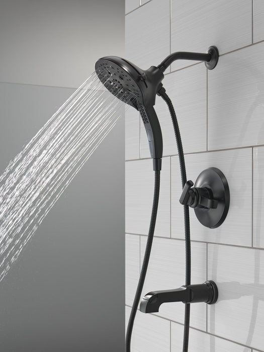Delta Tetra T17489 17 Series Tub Shower Trim, matte black - view 4