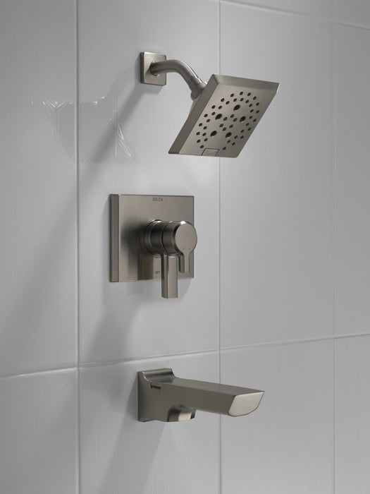 Delta Pivotal T17499 Monitor 17 Series H2OKINETIC Tub and Shower Trim, lumicoat black stainless - view 3