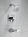 Delta Pivotal T17499 Monitor 17 Series H2OKINETIC Tub and Shower Trim, lumicoat chrome - view 2