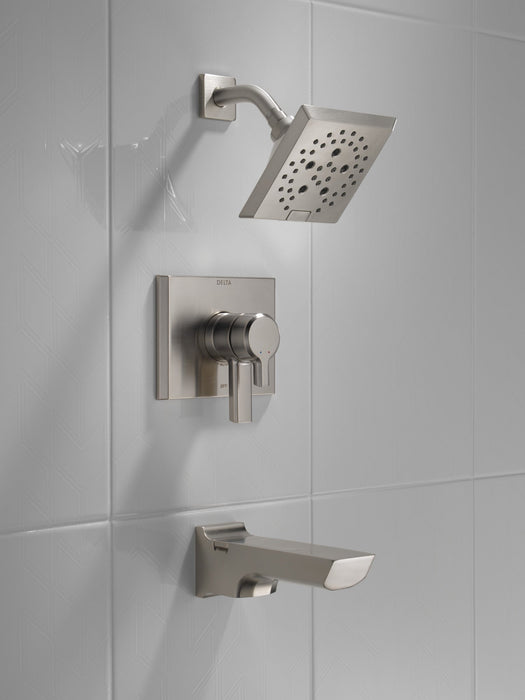 Delta Pivotal T17499 Monitor 17 Series H2OKINETIC Tub and Shower Trim, lumicoat stainless - view 2