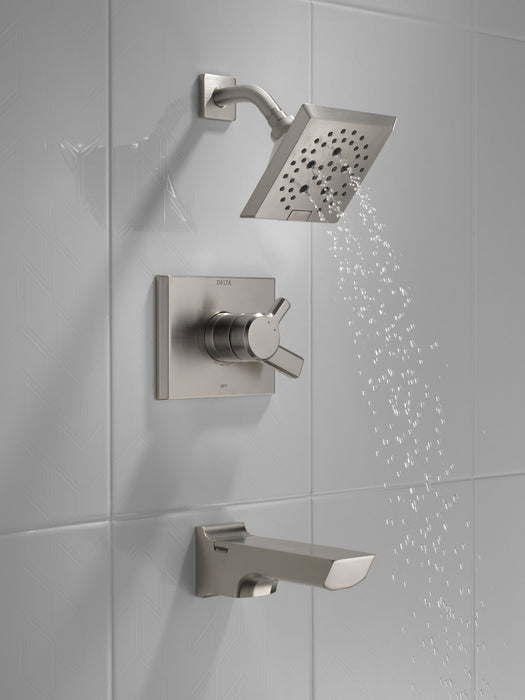 Delta Pivotal T17499 Monitor 17 Series H2OKINETIC Tub and Shower Trim, lumicoat stainless - view 3