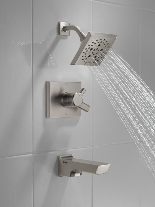 Delta Pivotal T17499 Monitor 17 Series H2OKINETIC Tub and Shower Trim, lumicoat stainless - view 5