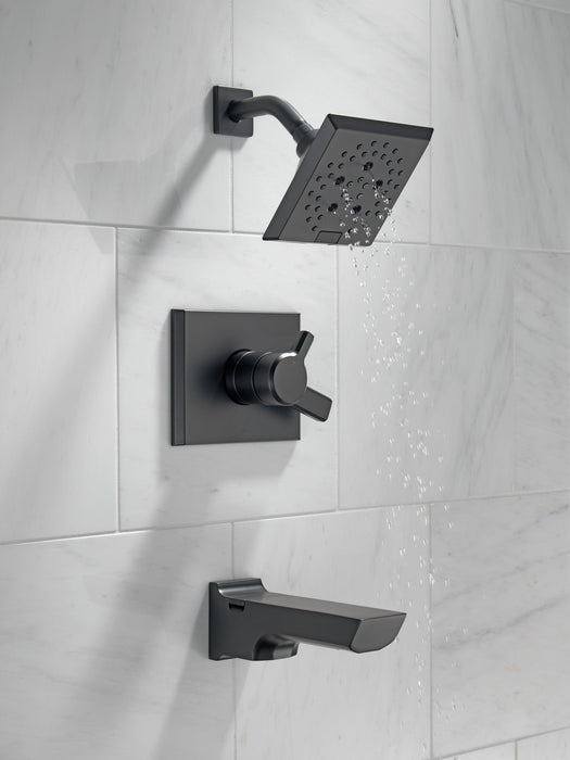 Delta Pivotal T17499 Monitor 17 Series H2OKINETIC Tub and Shower Trim, matte black - view 2