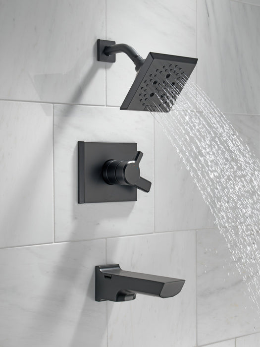 Delta Pivotal T17499 Monitor 17 Series H2OKINETIC Tub and Shower Trim, matte black - view 3