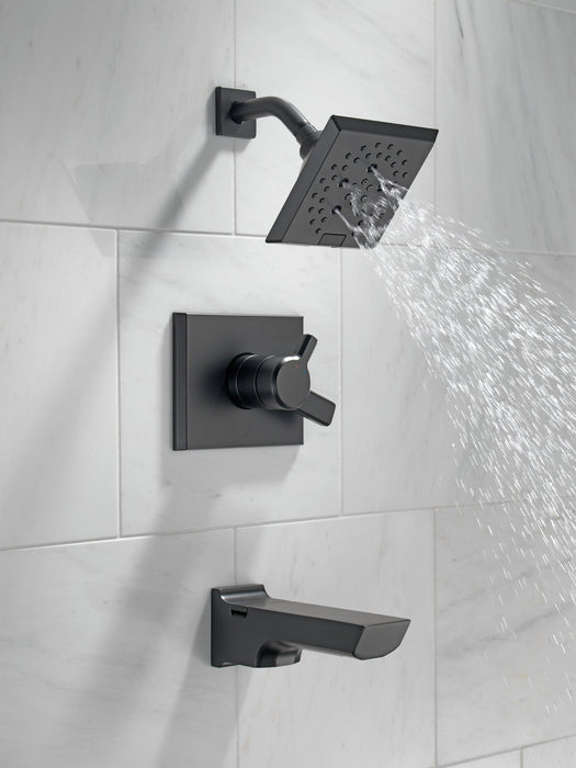 Delta Pivotal T17499 Monitor 17 Series H2OKINETIC Tub and Shower Trim, matte black - view 5