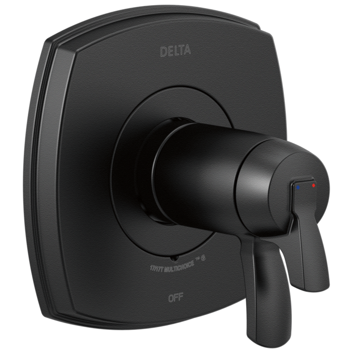 Delta Stryke: 17 Thermostatic Valve Only, matte black