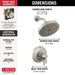 Delta Galeon T17T271 17T Series Shower Trim with UltraSoak, lumicoat stainless - view 2