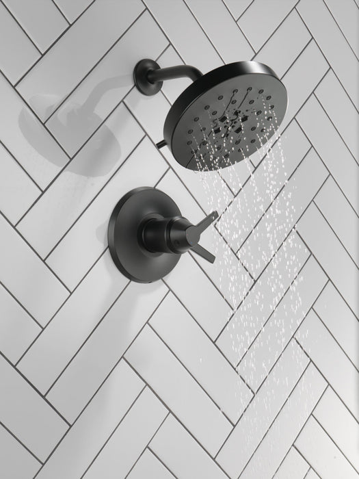 Delta Galeon T17T271 17T Series Shower Trim with UltraSoak, matte black - view 3