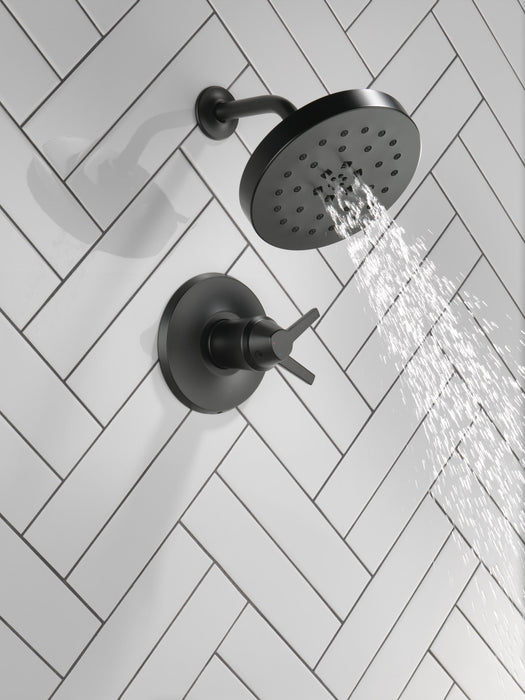 Delta Galeon T17T271 17T Series Shower Trim with UltraSoak, matte black - view 4